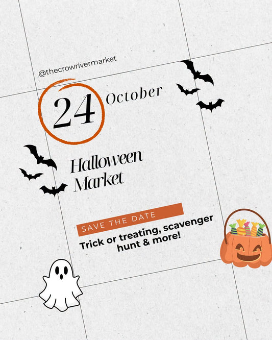 From @thecrovermarket on Facebook:    Halloween Market on October 24th. There will be trick or treating, a market scavenger hunt, and more.