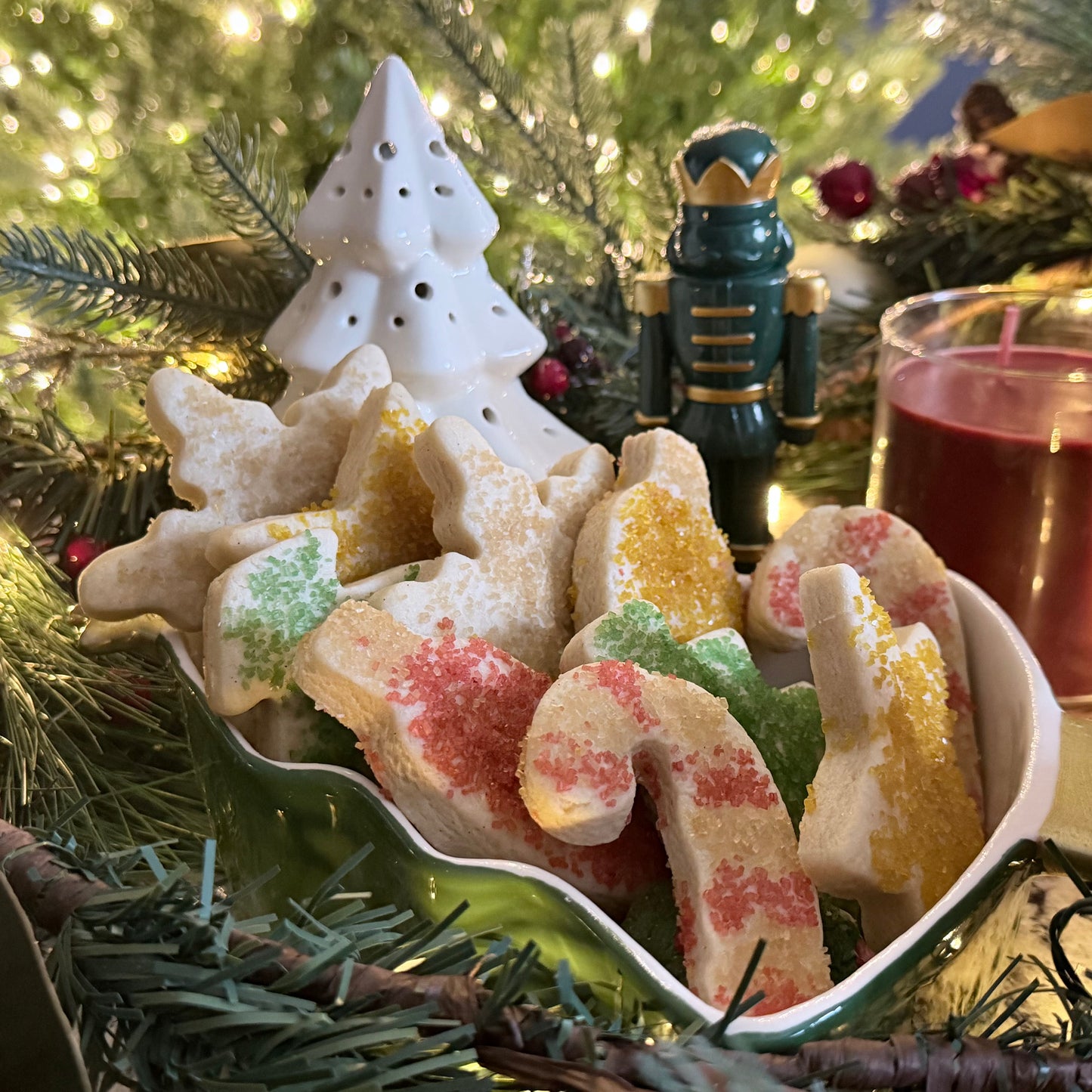 Sugared Holiday Platter - Pre Order